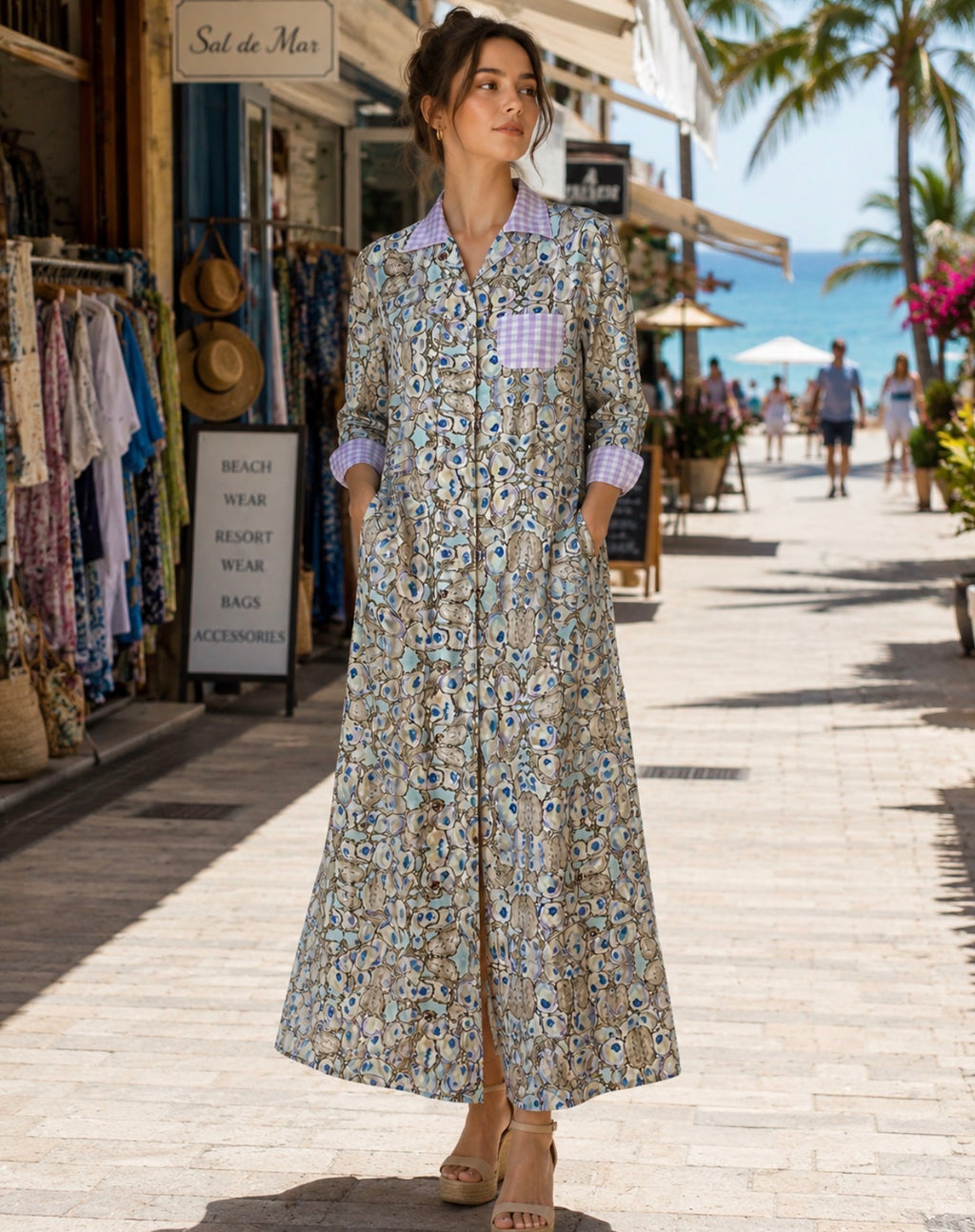 Oyster Love Long Shirt Dress 2026