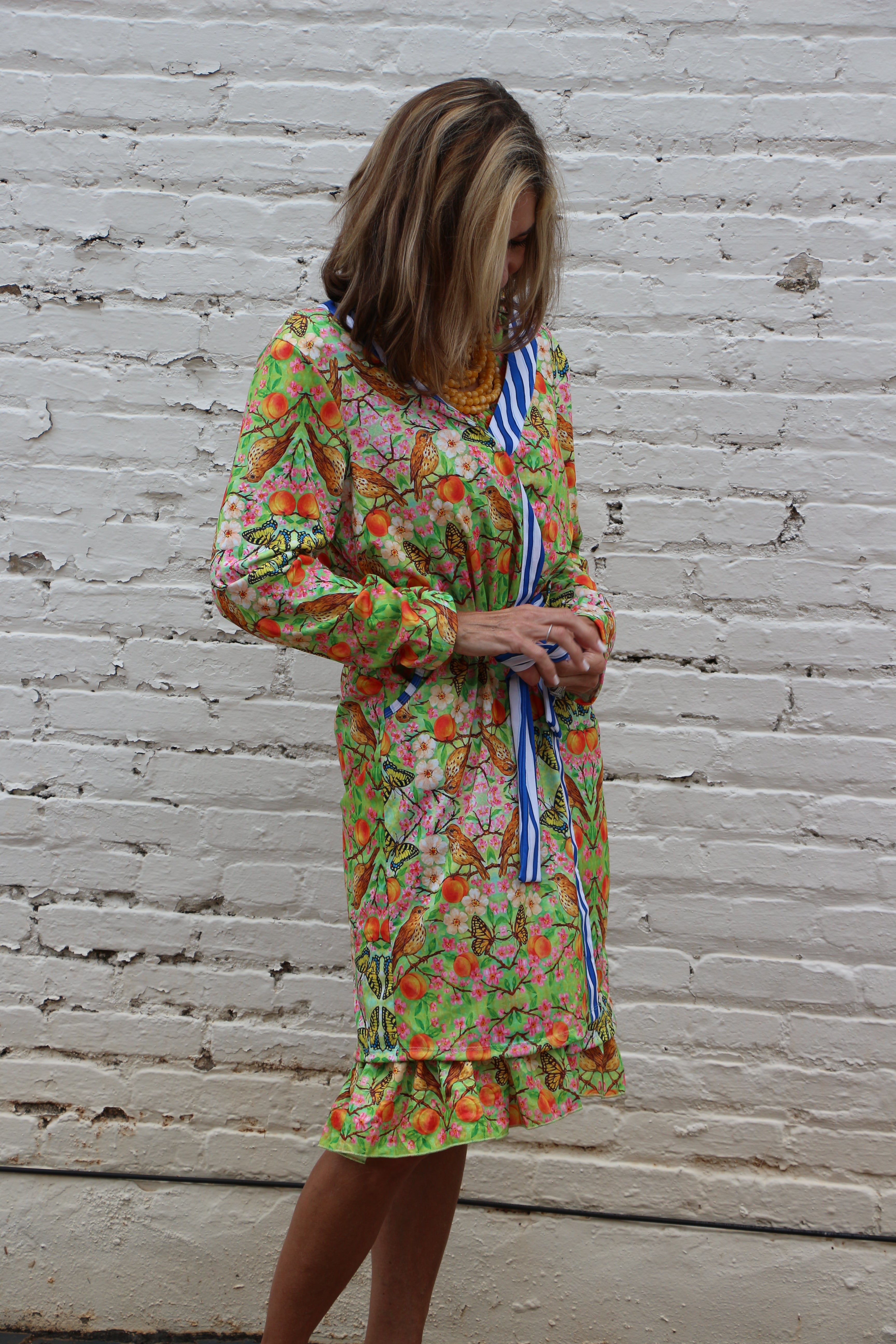 New 2026 Pink Peach About GA Robe