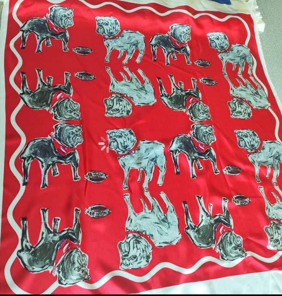 Mandi Paris' Game Day 100% SILK SCARF 2026