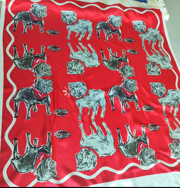 Mandi Paris' Game Day 100% SILK SCARF 2026