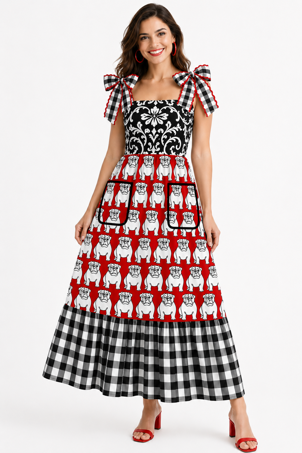 Athens Game Day Tie Top Dress ***PREORDER