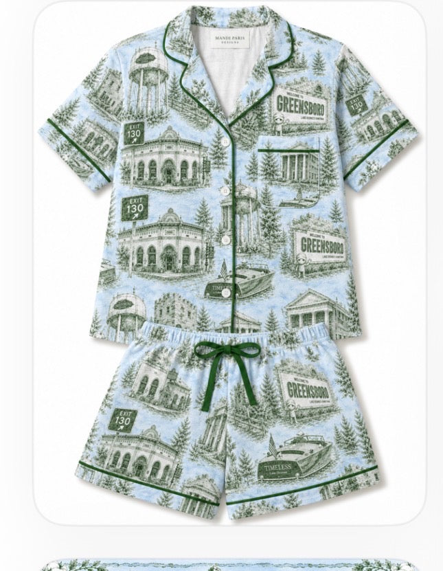 Greensboro GA Short PJ Set 2026 ***PREORDER