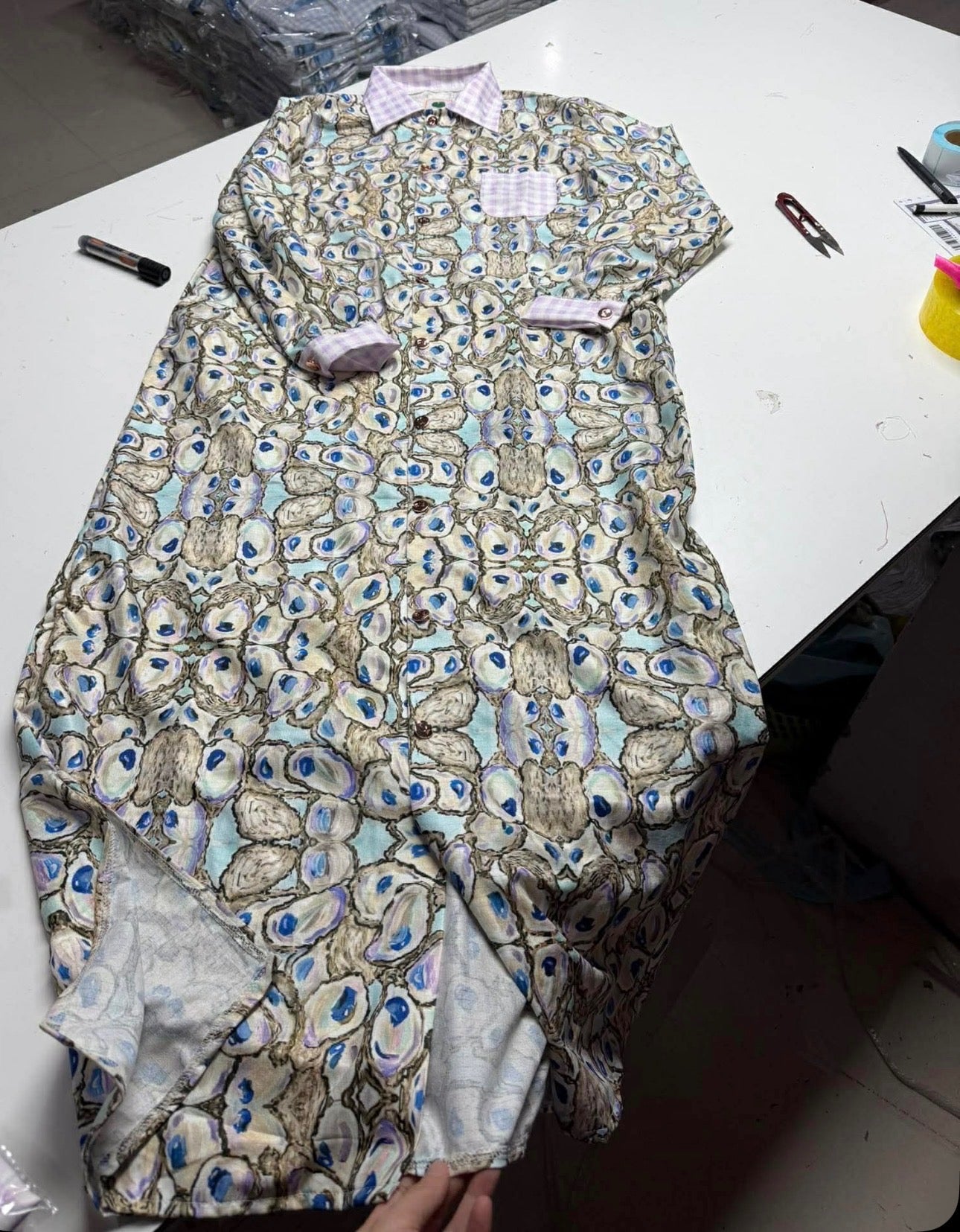 Oyster Love Long Shirt Dress 2026