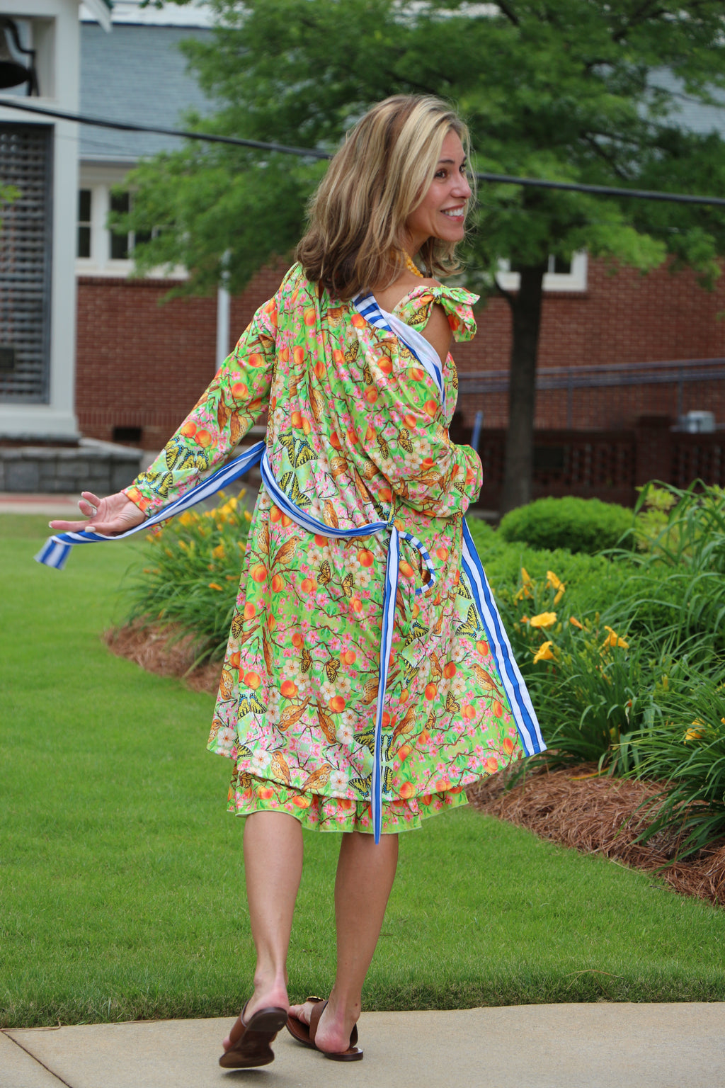 New 2026 Pink Peach About GA Robe