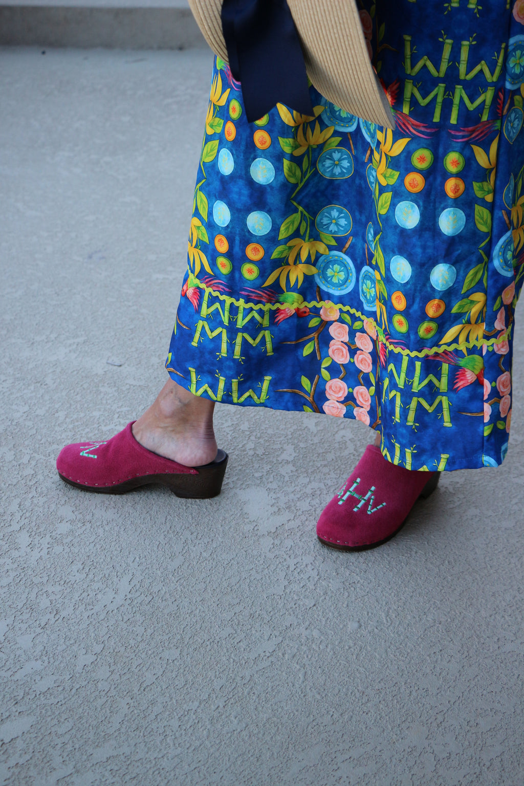 Custom Monogrammed Clog (Felt or Leather)
