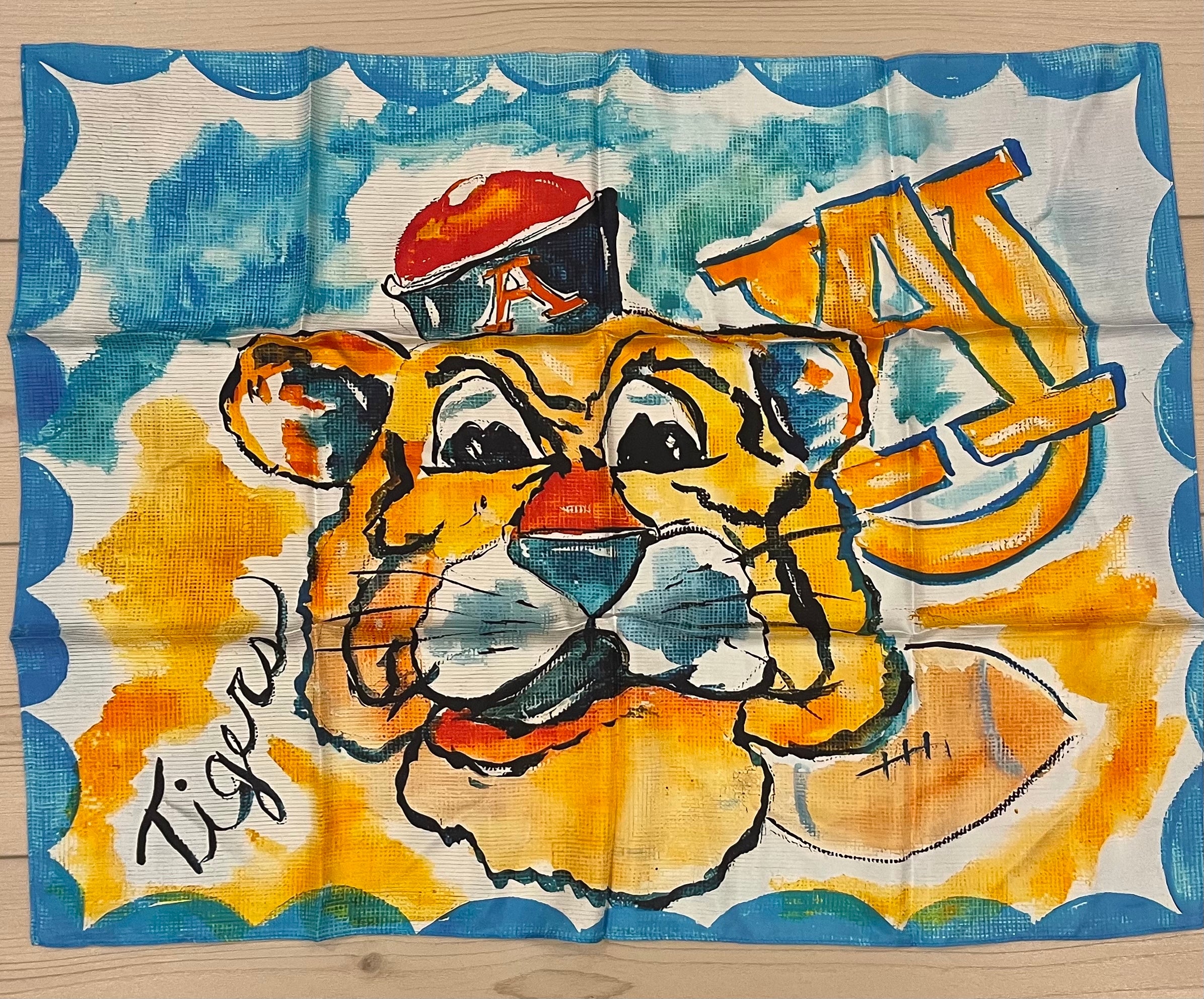 Aubie Weagle 100% Silk Scarf