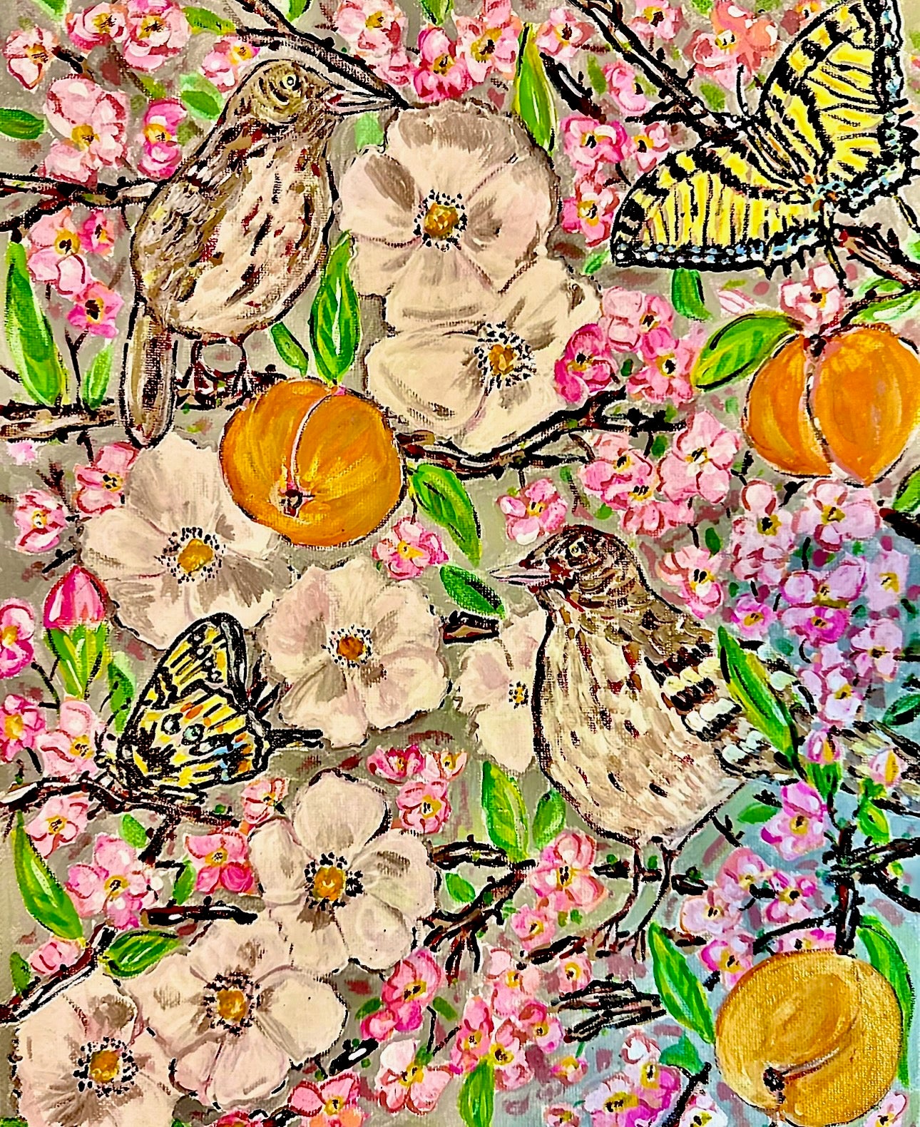 Brown Thrasher Wallpaper MPD Original Pre pasted