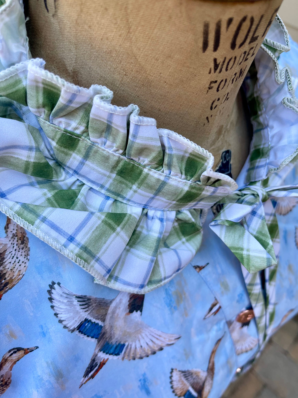 Ducky Duck 2026 Ruffle Collared SHIRT