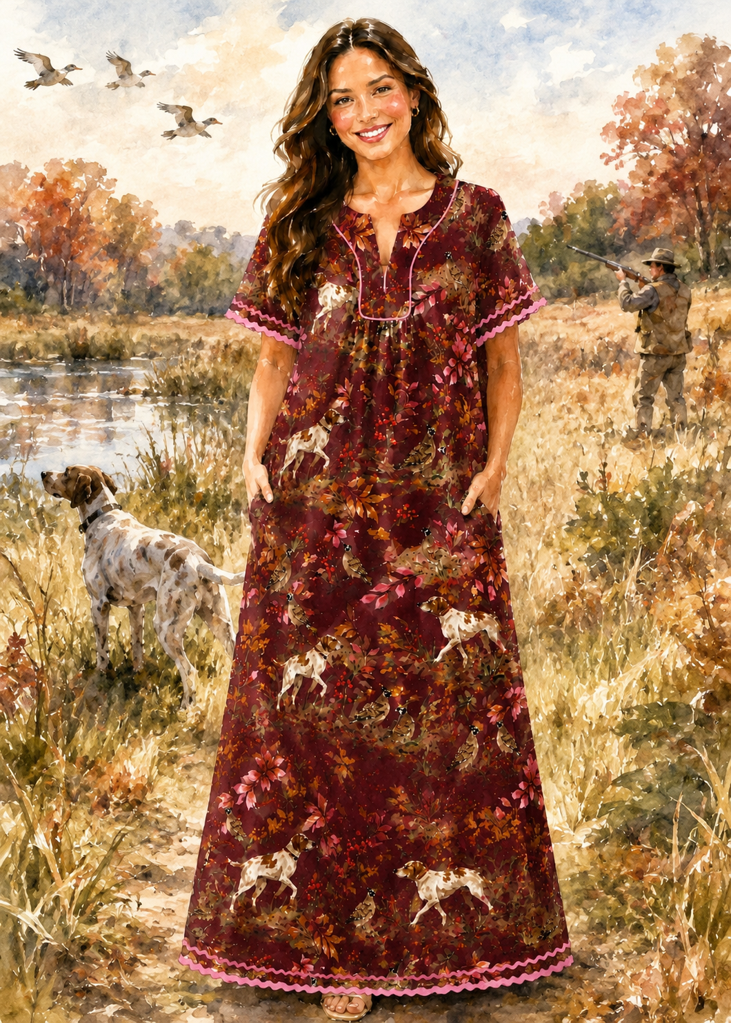 The Hunt in Burgundy 2026 Long MooMoo ***PREORDER