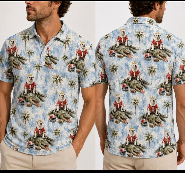 Mens Cheeky GA and FLA Golf Shirt PREORDER