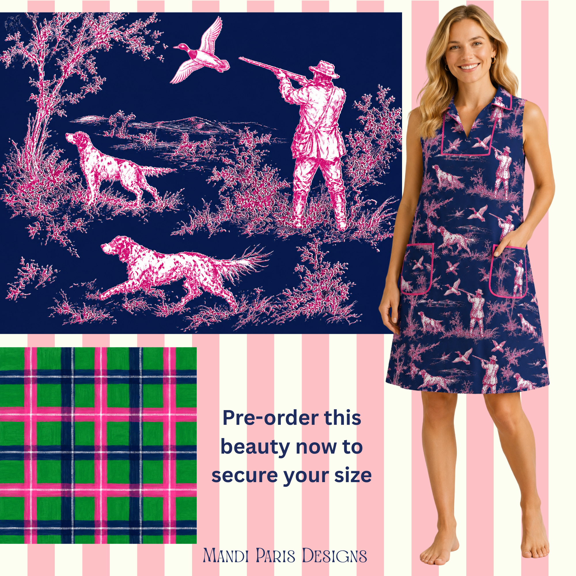 Short Alix Huntress Toile PRE ORDER