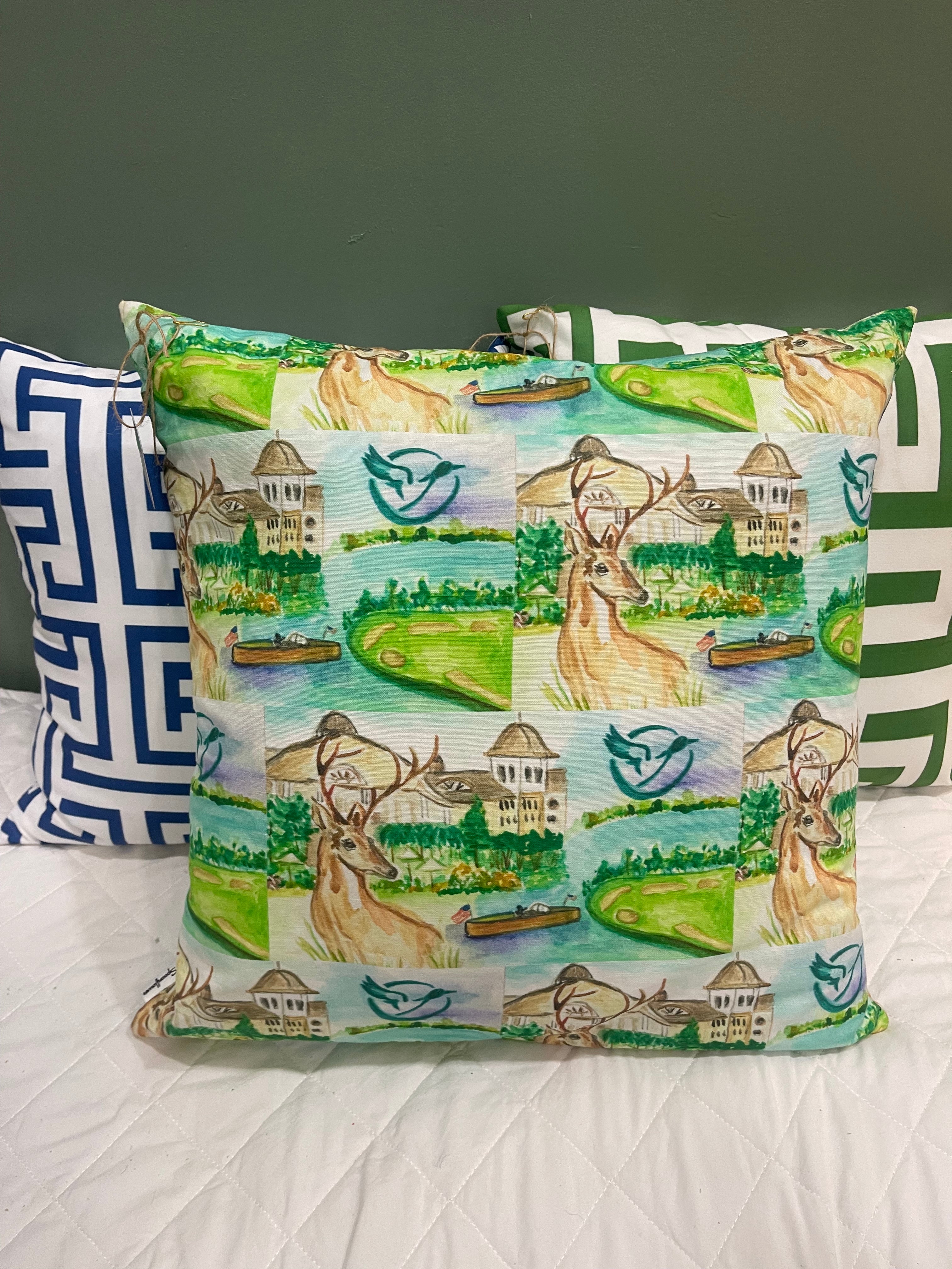 Lake Oconee Throw Pillow with Insert