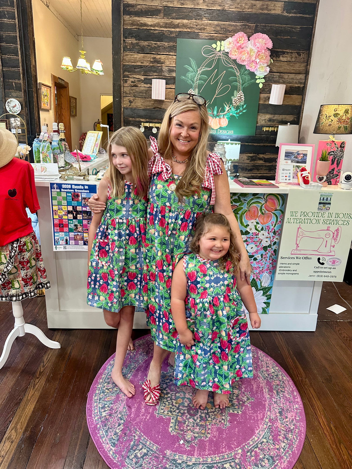 Little Girls Matching Strawberry Dress 2026