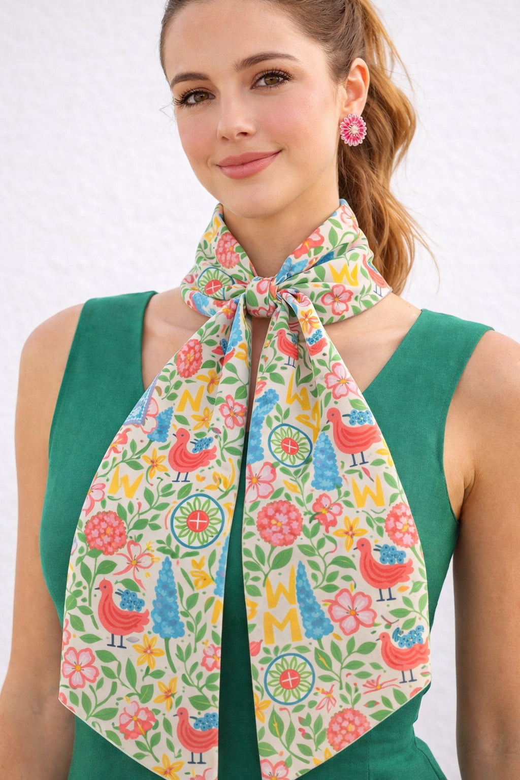 ***PREORDER*** Mandi Paris' Mahjong Mayhem 100% SILK SCARF 2026