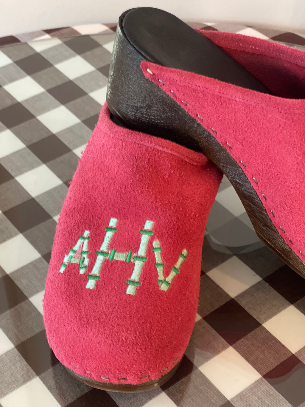 Custom Monogrammed Clog (Felt or Leather)