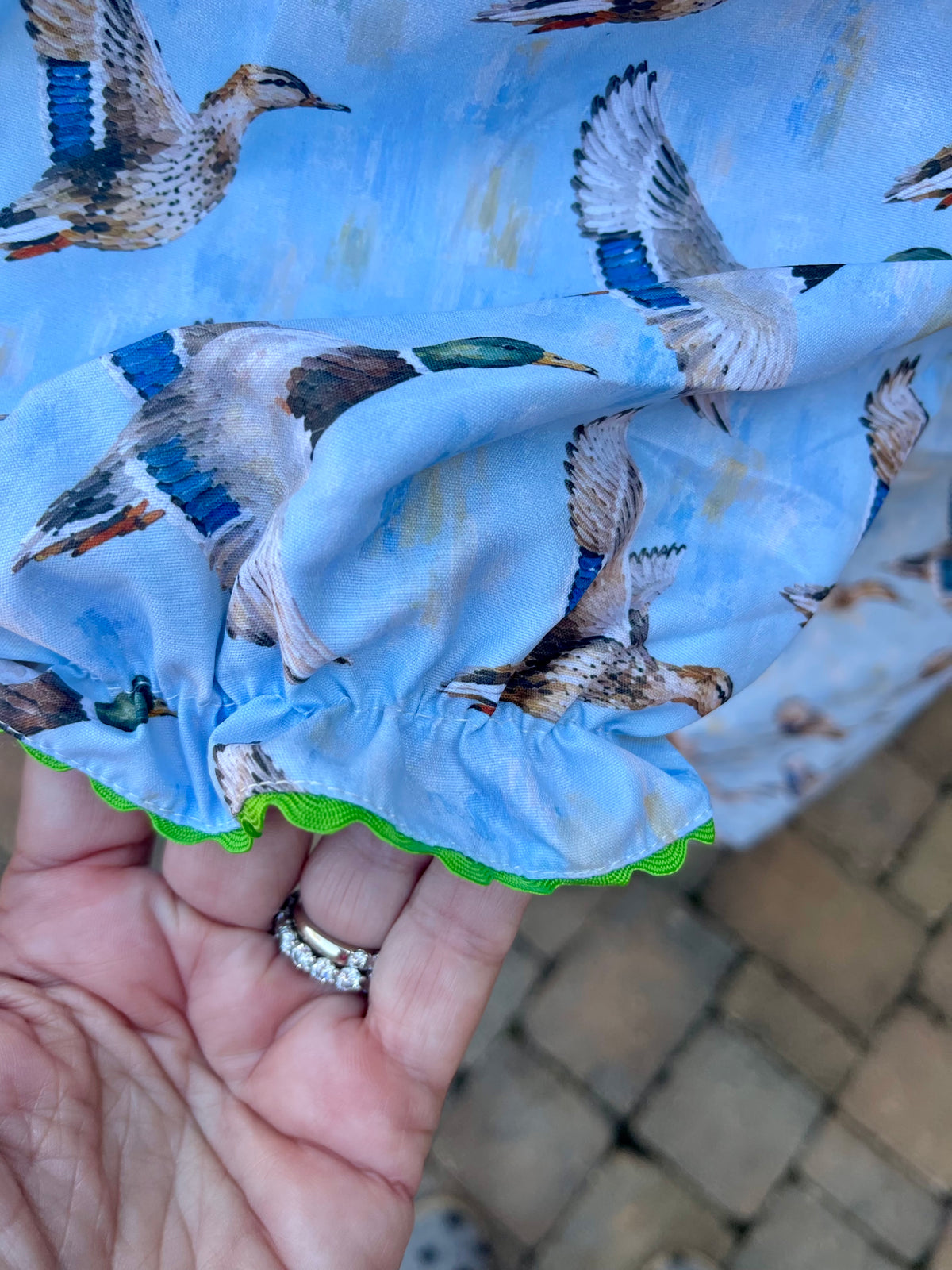 Ducky Duck 2026 Ruffle Collared SHIRT